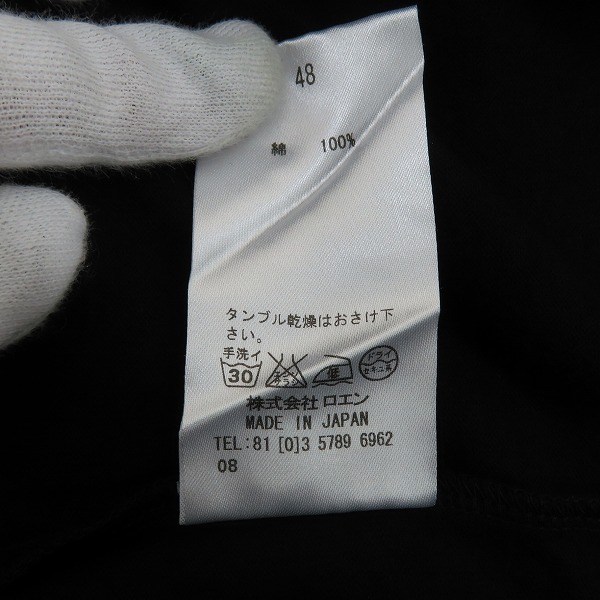 実際に弊社で買取させて頂いたRoen×Disney/ロエン×ディズニー クラッシュミッキー プリント Tシャツ 78047064 /48の画像 4枚目