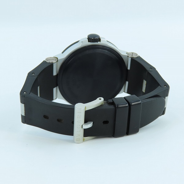 実際に弊社で買取させて頂いたBVLGARI/ブルガリ ALUMINIUM アルミニウム ディアゴノ 自動巻き 腕時計 AL44TAの画像 2枚目