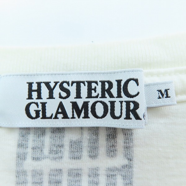 実際に弊社で買取させて頂いたHYSTERIC GLAMOUR/ヒステリックグラマー LET'S ROCK ギターガール プリント 半袖Tシャツ 0203CT21/Mの画像 2枚目