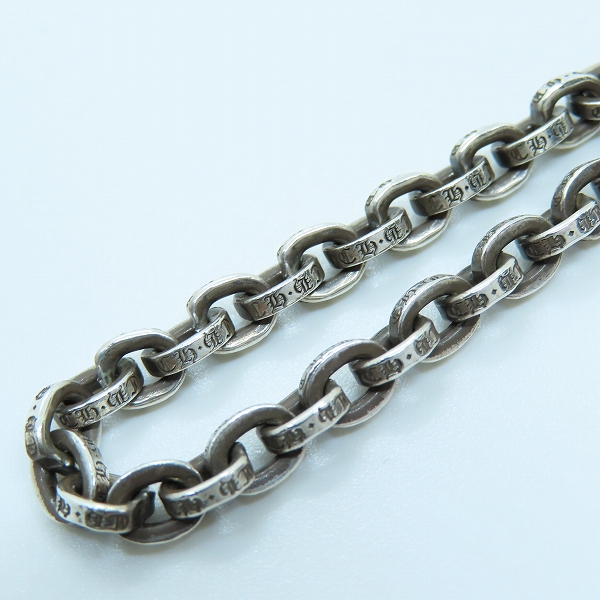 実際に弊社で買取させて頂いたCHROME HEARTS/クロムハーツ PAPER CHAIN 18/ペーパーチェーン ネックレス 18インチの画像 1枚目