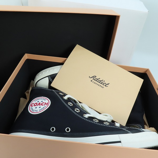 実際に弊社で買取させて頂いたCONVERSE ADDICT/コンバース アディクト COACH CANVAS HI 1CL785 スニーカー/27.0の画像 7枚目