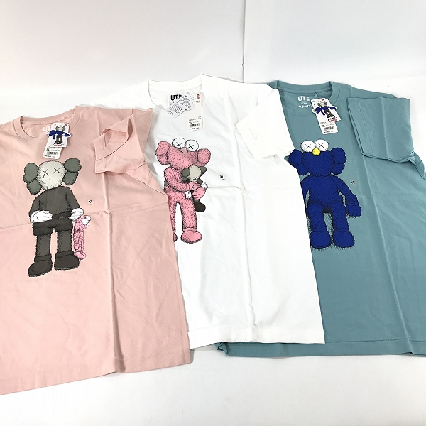 実際に弊社で買取させて頂いた【おまとめ/未使用】 UNIQLO×KAWS/ユニクロ×カウズ UT グラフィックTシャツの画像 1枚目