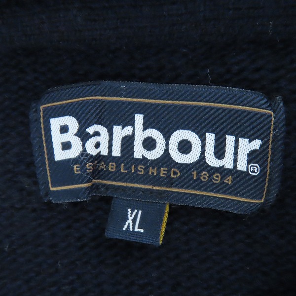 実際に弊社で買取させて頂いたBarbour/バブアー クルーネック ニットセーター MKN1324NY91/XLの画像 2枚目