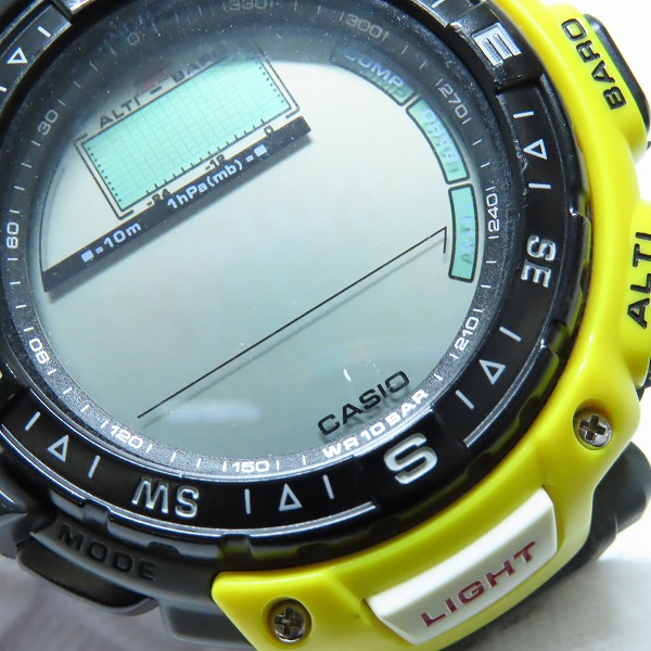 実際に弊社で買取させて頂いたCASIO/カシオ PROTREK プロトレック トリプルセンサー PRG-40【動作未確認】の画像 5枚目