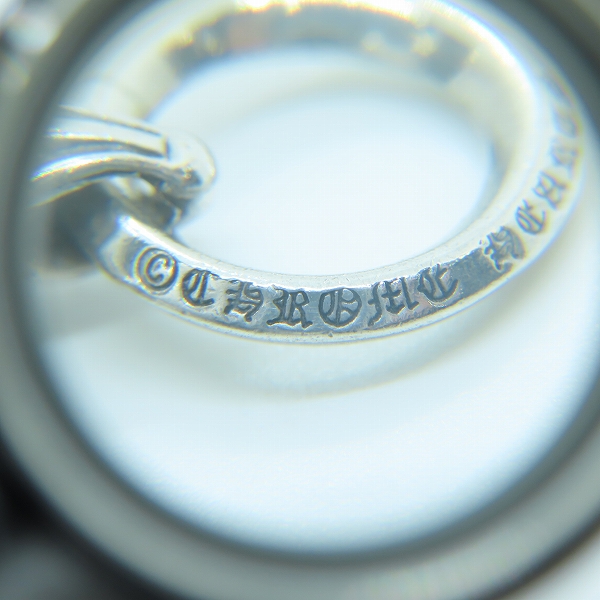 実際に弊社で買取させて頂いたCHROME HEARTS/クロムハーツ BS FLUER LB BSフレアペンダントの画像 4枚目
