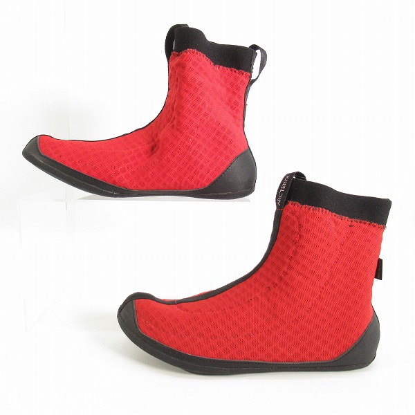 実際に弊社で買取させて頂いた【未使用】ARC'TERYX BORA² MID GTX アークテリクス ボラ スクエア ミッド 登山ブーツ 登山シューズ/赤/25の画像 3枚目