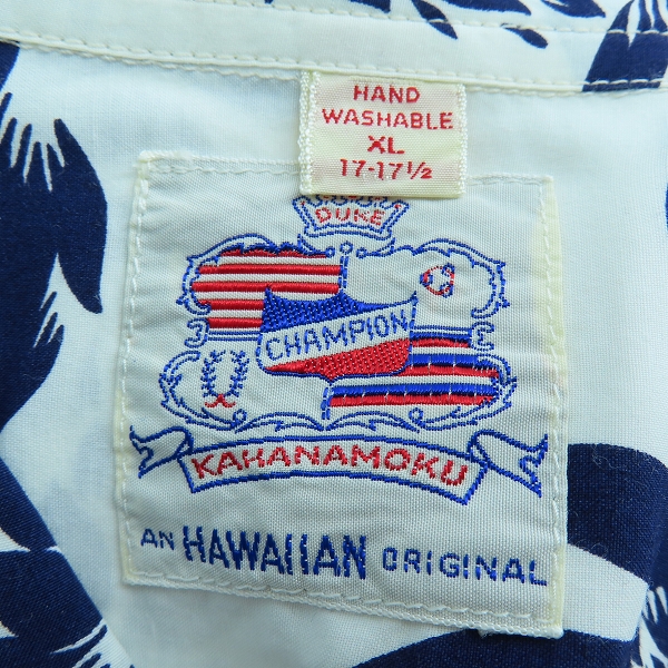 実際に弊社で買取させて頂いたDuke Kahanamoku/デューク カハナモク SPECIAL EDITTION DUKE'S PINEAPPLE 半袖アロハシャツ DK36201/XLの画像 3枚目