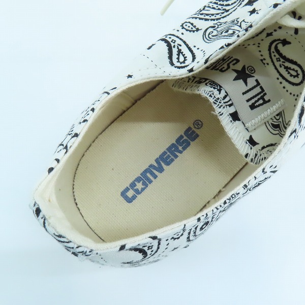 実際に弊社で買取させて頂いたCONVERSE/コンバース ALL STAR BANDANA OX/オールスター バンダナ 1SC825/30.0の画像 4枚目