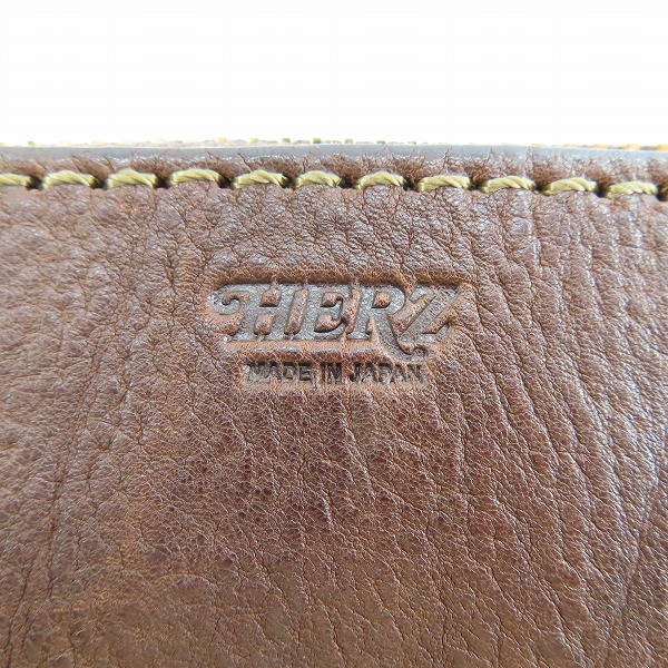 実際に弊社で買取させて頂いたHERZ/ヘルツ Organ/オルガン ペンケース ブラウンの画像 4枚目