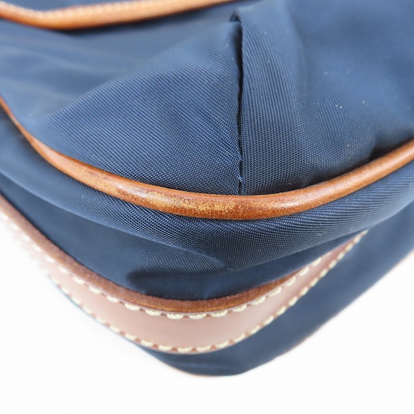 実際に弊社で買取させて頂いたFelisi/フェリージ ショルダーバッグ ナイロン×レザー 13-15の画像 6枚目