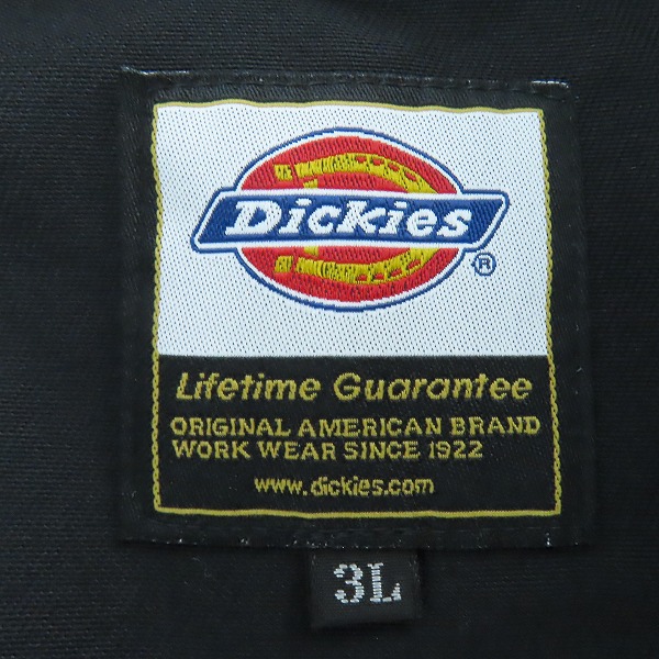実際に弊社で買取させて頂いた【未使用】Dickies/ディッキーズ ジップアップ アーミー ワーク ジャケット/ブルゾン D-1080/3Lの画像 2枚目