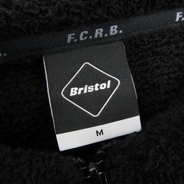 実際に弊社で買取させて頂いたF.C.Real Bristol/FCRB/エフシーレアルブリストル 20SS PILE ZIP UP HOODIE ボア ジップアップ パーカー FCRB-200070/Mの画像 2枚目