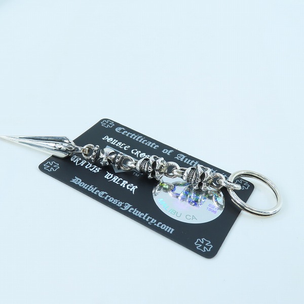 実際に弊社で買取させて頂いた【ギャラ付き】TRAVIS WALKER/トラヴィスワーカー ダブルスカル/ダガー キーリング 