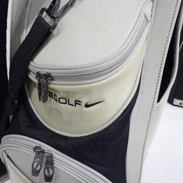 実際に弊社で買取させて頂いたNIKE Golf/ナイキ BG0261 ゴルフ 6分割キャディバッグ グレーｘブラックの画像 5枚目