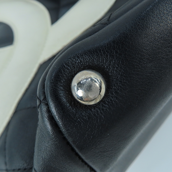 実際に弊社で買取させて頂いたCHANEL/シャネル カンボンライン ミディアムトートの画像 8枚目