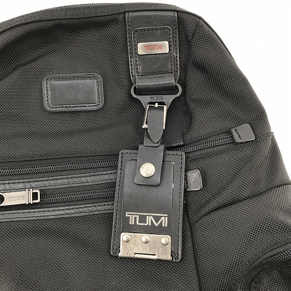実際に弊社で買取させて頂いたTUMI/トゥミ ALPHA/アルファ ナイロン リュックサック/バックパック 22681DHの画像 6枚目