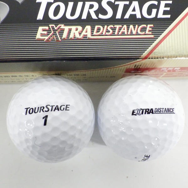 実際に弊社で買取させて頂いた【未使用】BRIDGESTONE/ブリヂストン TOURSTAGE/ツアーステージ EXTRA DISTANCE,V10 LIMITED他 ゴルフボール 5スリーブの画像 2枚目