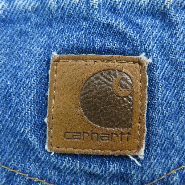 実際に弊社で買取させて頂いたCarhartt/カーハート ジップフライ デニムパンツ/44×34の画像 2枚目