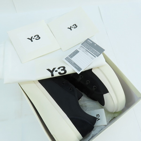 実際に弊社で買取させて頂いた【未使用】Y-3/ワイスリー AJATU COURT LOW アジャツ ロウ スニーカー ID4210/27.5の画像 7枚目