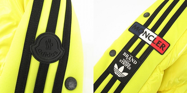 実際に弊社で買取させて頂いた【JPタグ】MONCLERx adidas ORIGINALS /モンクレール×アディダス   ダウンジャケット I2095S1A00012 M2267/1の画像 7枚目