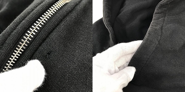 実際に弊社で買取させて頂いた【JPタグ】PRADA/プラダ 22SS 三角プレート ジップアップパーカー UJL13A/S の画像 9枚目
