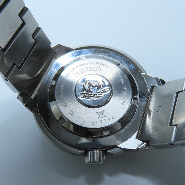 実際に弊社で買取させて頂いたSEIKO/セイコー PROSPEX/プロスペックス ダイバーズスキューバ 自動巻き 腕時計 SBDY053の画像 4枚目