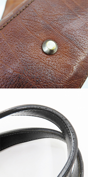 実際に弊社で買取させて頂いた土屋鞄製造所/ツチヤカバン 2019年限定カラー Armas/アルマス バッファロー 2way トールトート/バーボンブラウンの画像 8枚目