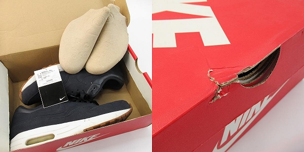 実際に弊社で買取させて頂いた【観賞用】NIKE × A.P.C./ナイキ × アーペーセー AIR MAXIM 1 エアマックス1 607541-440/27の画像 8枚目