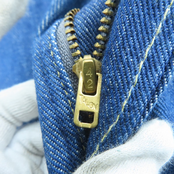 実際に弊社で買取させて頂いたLee/リー 刻印B/タロンジップ/デニムパンツ/ジーンズの画像 7枚目