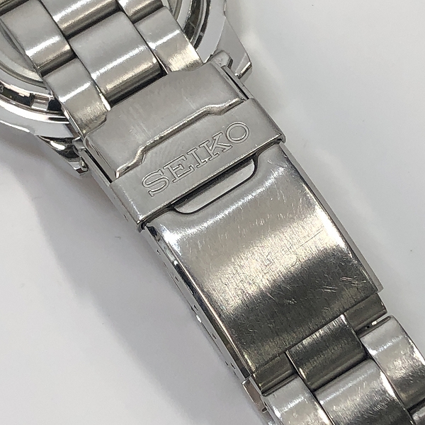 実際に弊社で買取させて頂いたSEIKO5/セイコーファイブ 裏スケ スケルトン 自動巻き 腕時計 7S26-02W0の画像 5枚目