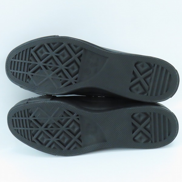 実際に弊社で買取させて頂いた【未使用】CONVERSE/コンバース 日本製 CANVAS AS J HI キャンバス スニーカー ブラックモノ/8の画像 2枚目