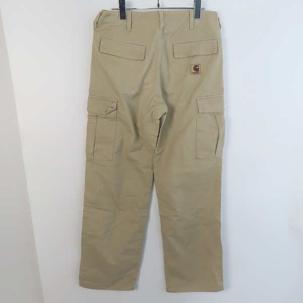 実際に弊社で買取させて頂いたCarhartt/カーハート カーゴパンツ ベージュ 0079/Mの画像 1枚目