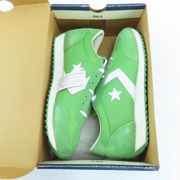 実際に弊社で買取させて頂いた【観賞用】CONVERSE/コンバース ROAD STAR ロードスター APPLE GREEN GRN-2384/26.5の画像 8枚目