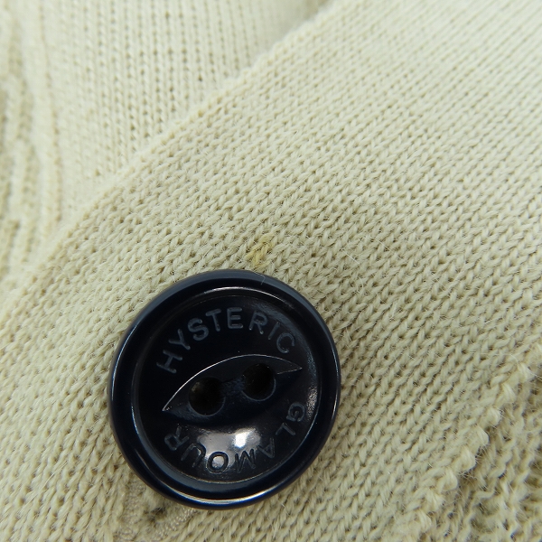 実際に弊社で買取させて頂いたHYSTERIC GLAMOUR/ヒステリックグラマー バックプリント カーディガン 0204ND01/Mの画像 5枚目