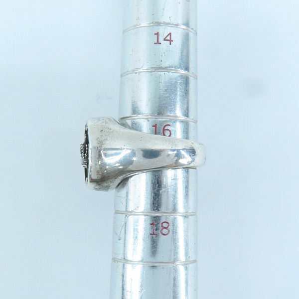 実際に弊社で買取させて頂いた【ギャラ付き】Justin Davis/ジャスティンデイビス クラウン スタンプ リング SRJ116/16.5号-17号の画像 5枚目