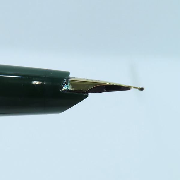 実際に弊社で買取させて頂いたMONTBLANC/モンブラン 万年筆 14K 585 グリーンの画像 2枚目