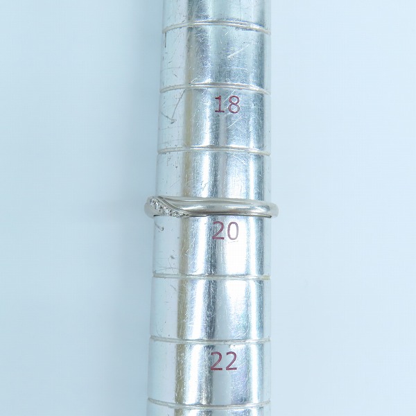 実際に弊社で買取させて頂いたLANVIN/ランバン マリッジリング リング PT950 20号の画像 7枚目