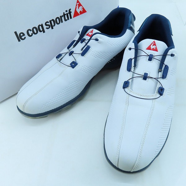 実際に弊社で買取させて頂いたle coq sportif/ルコックスポルティフ ゴルフシューズ QQ2NJA00 26.5