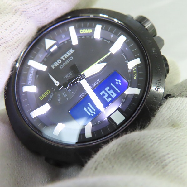 実際に弊社で買取させて頂いたCASIO/カシオ  PROTREK/プロトレック 電波ソーラー 腕時計 MXP PRW-6620YFMの画像 4枚目