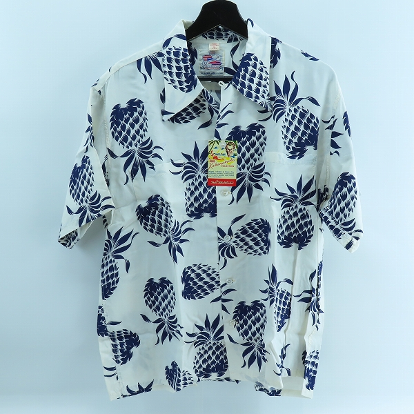 実際に弊社で買取させて頂いたDuke Kahanamoku/デューク カハナモク SPECIAL EDITTION DUKE'S PINEAPPLE 半袖アロハシャツ DK36201/XLの画像 1枚目