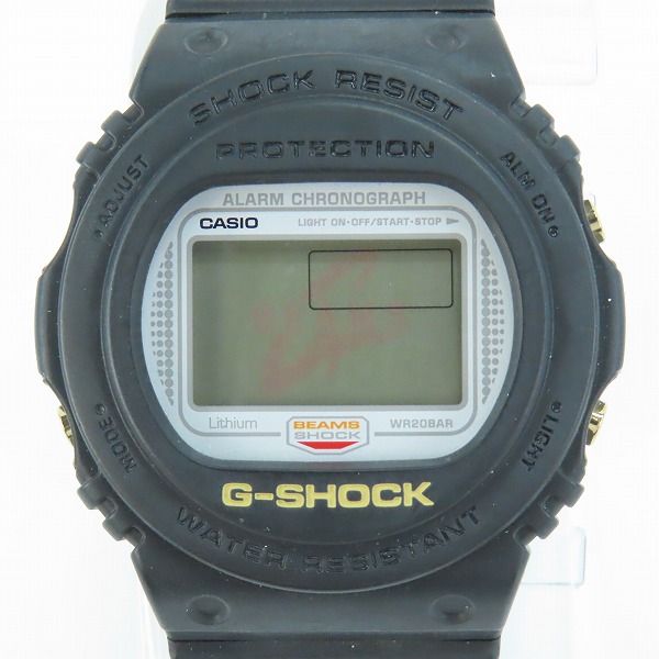 実際に弊社で買取させて頂いたG-SHOCK×BEAMS/Gショック×ビームス 20周年記念モデル DW-5700BE-1JR【動作未確認】