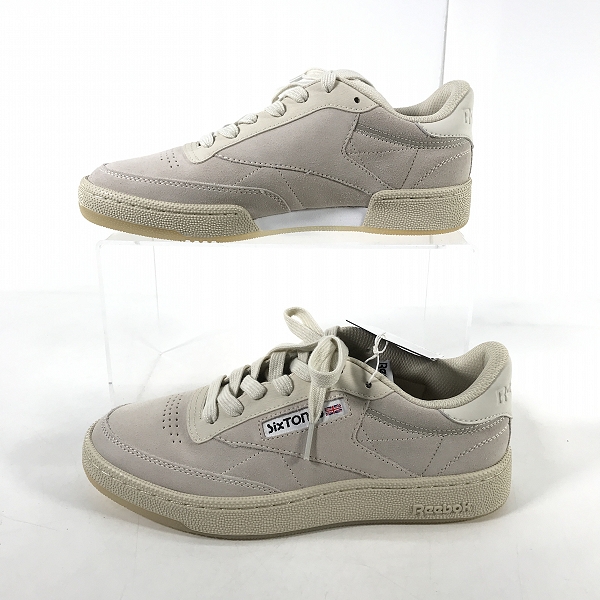実際に弊社で買取させて頂いた【未使用】SixTONES×Reebok/ストーンズ×リーボック Club C 85 Vintage "Cream" スニーカー RB00018 BG /25の画像 3枚目