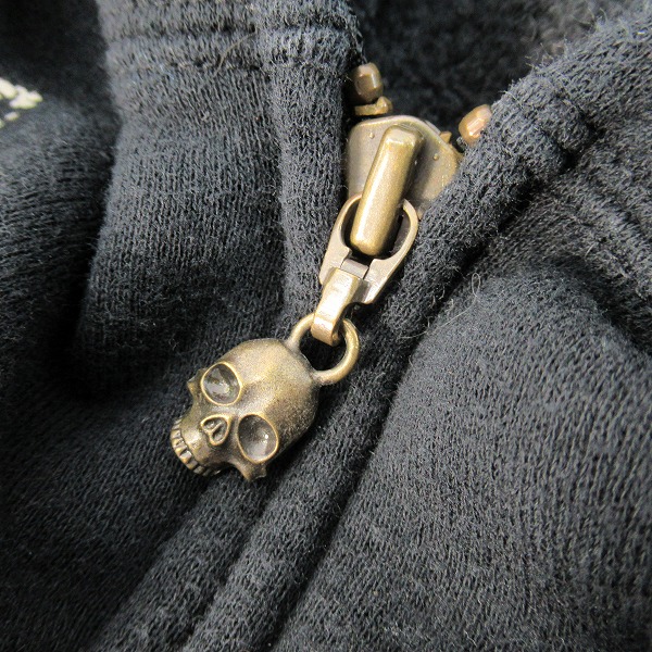 実際に弊社で買取させて頂いたHYSTERIC GLAMOUR/ヒステリックグラマー パーカー スカル 4CF-1263/Lの画像 7枚目