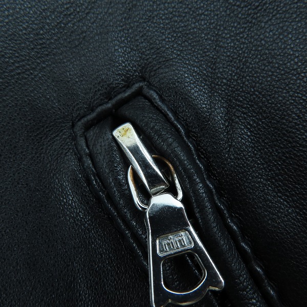 実際に弊社で買取させて頂いたSOPHNET./ソフネット シープレザーライダースジャケット SOPH-091012/Sの画像 8枚目