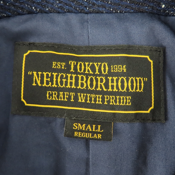 実際に弊社で買取させて頂いたNEIGHBORHOOD/ネイバーフッド テーラードジャケット 172AQNH-JKM02/Sの画像 2枚目