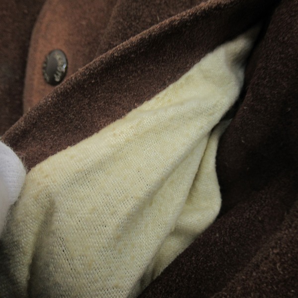 実際に弊社で買取させて頂いたSchott/ショット スエード レザージャケット/42の画像 5枚目