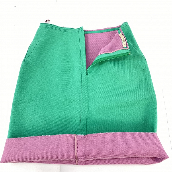 実際に弊社で買取させて頂いたPRADA/プラダ カットオフ スカート/42の画像 4枚目