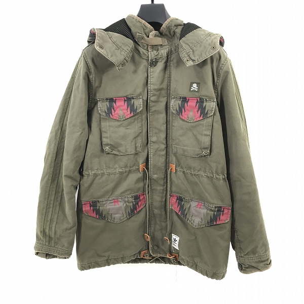 実際に弊社で買取させて頂いたadidas×NEIGHBORHOOD/アディダス×ネイバーフッド ミリタリーコート/S09902/L