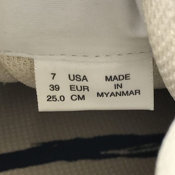 実際に弊社で買取させて頂いた【未使用】SixTONES×Reebok/ストーンズ×リーボック Club C 85 Vintage "Cream" スニーカー RB00018 BG /25の画像 5枚目