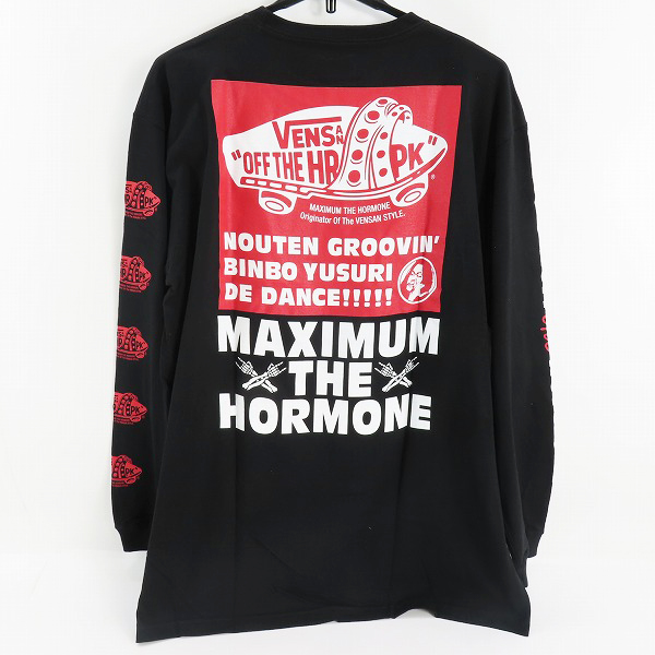 実際に弊社で買取させて頂いたMAXIMUM THE HORMONE/マキシマムザホルモン VENSAN プリント バンドTシャツ ブラック/2XLの画像 1枚目
